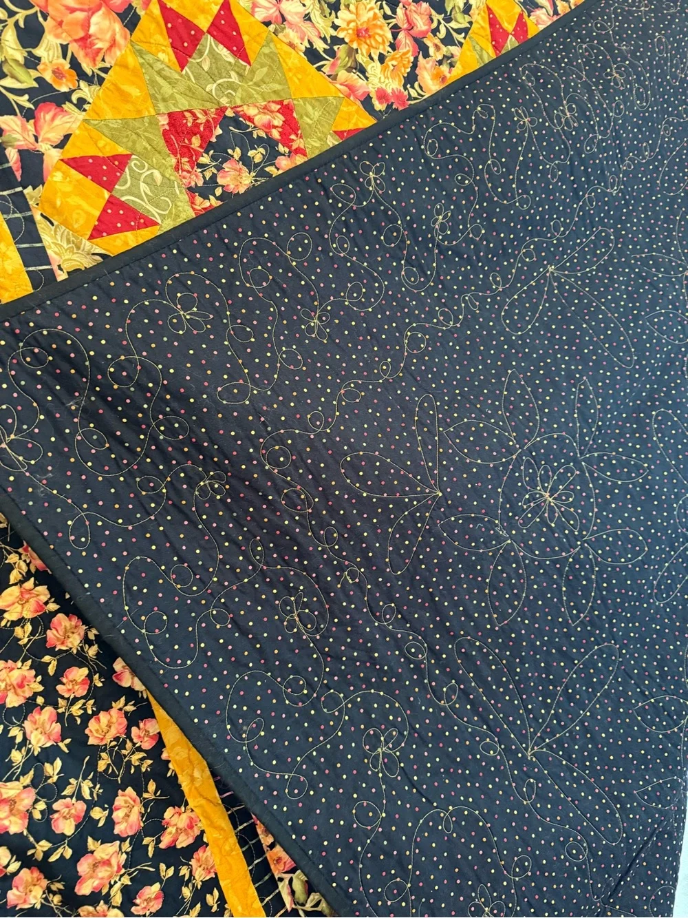 Homemade Patchwork Quilt 67x67